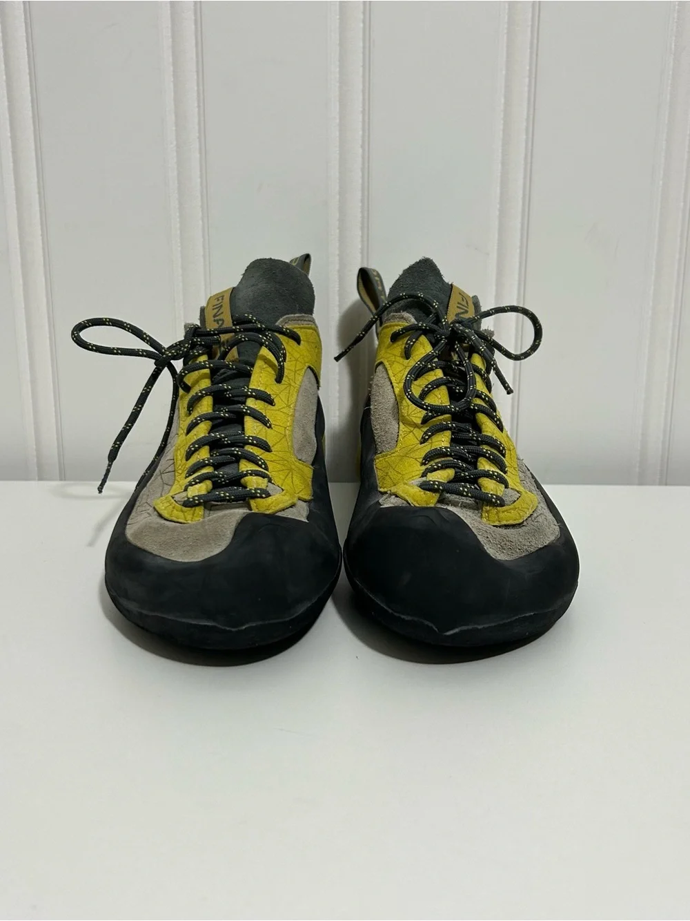 La Sportiva Men's Yellow and Gray Climbing Shoes